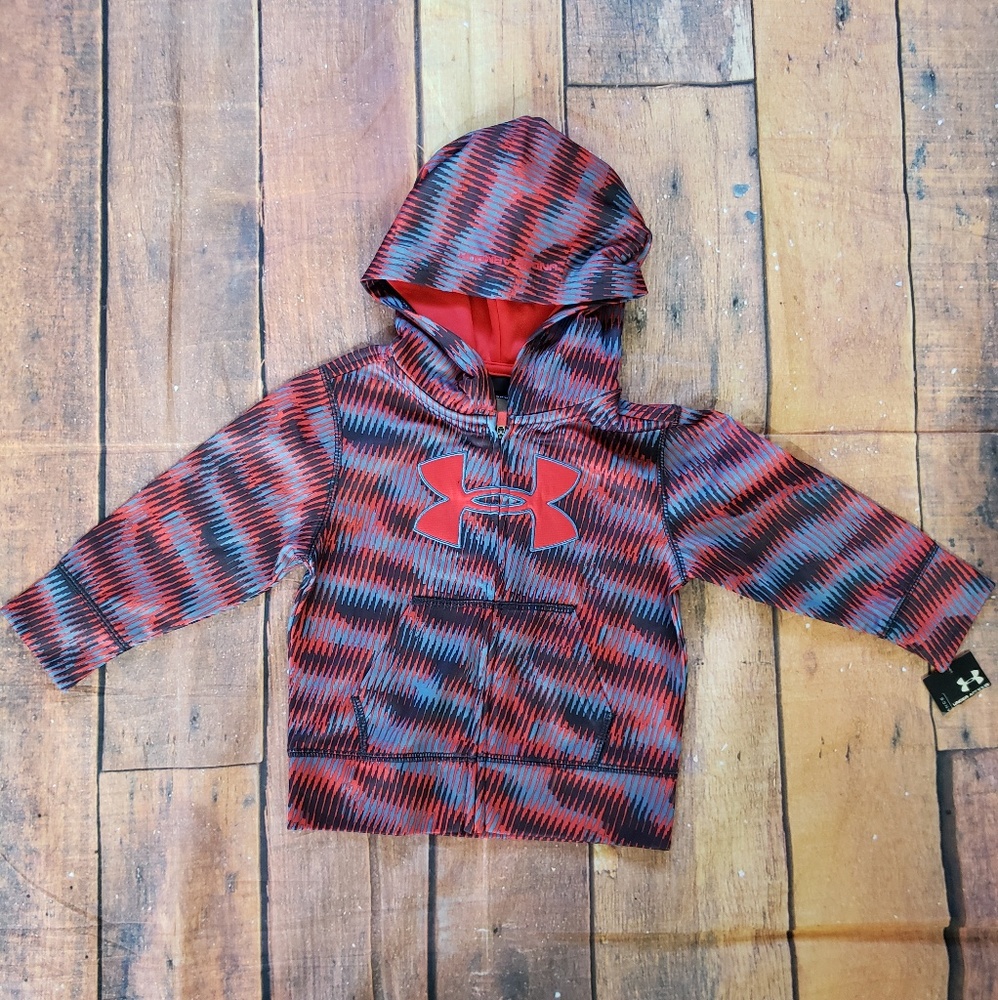 Under Armour Toddler Boys Zip Up Hoodie Sz 18M